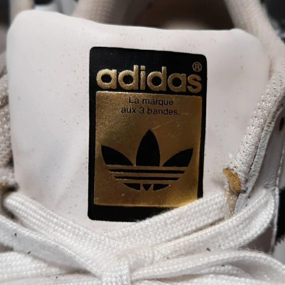 Adidas size 11 white black